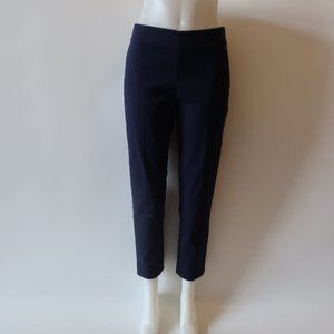 LES COPAINS BLUE NAVY ANKLE PANTS 40 US/S *